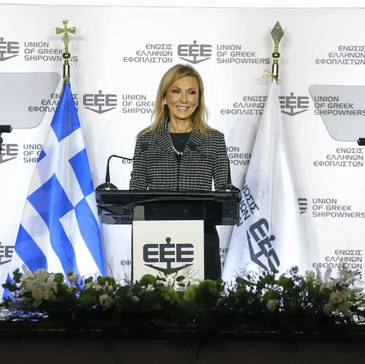 Η Πρόεδρος της ΕΕΕ κα. Μελίνα Τραυλού.
