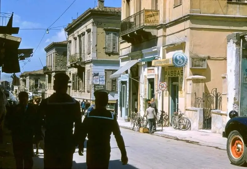 Η οδός Ζήνωνος τη δεκαετία του 50