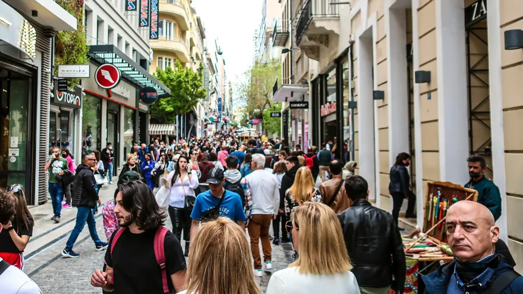 Τουρίστες στην Αθήνα
