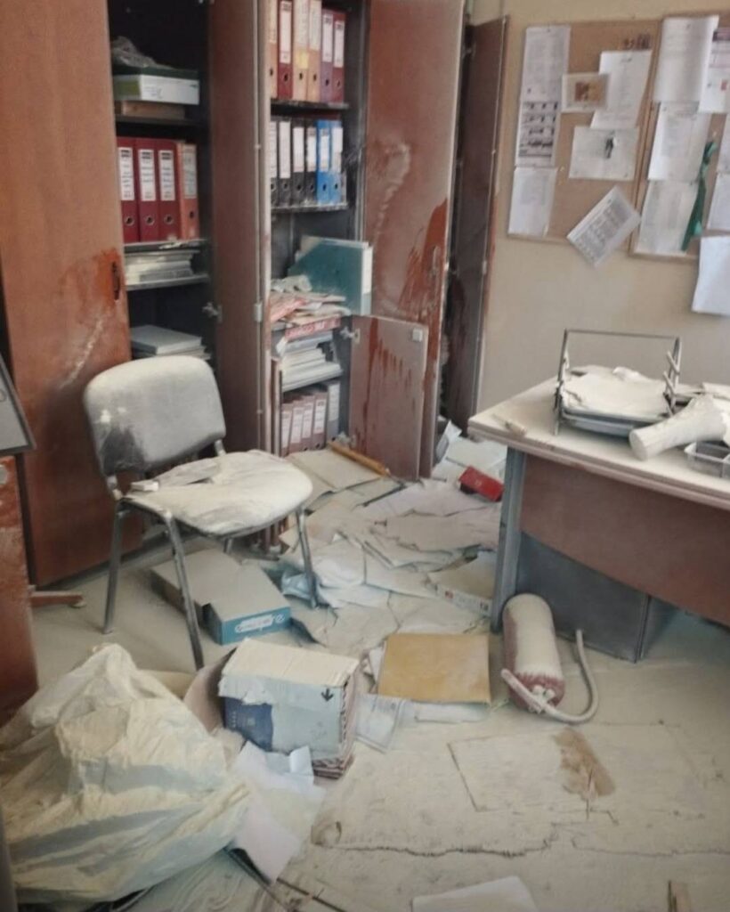 Στο λεηλασία στο 5ο Γυμνάσιο και Λύκειο Γλυφάδας