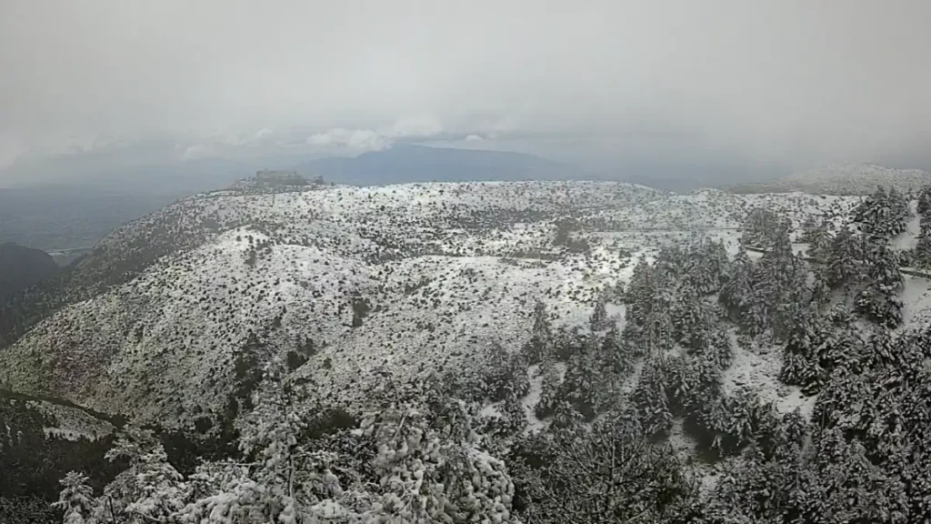 Χιόνια στην Πάρνηθα